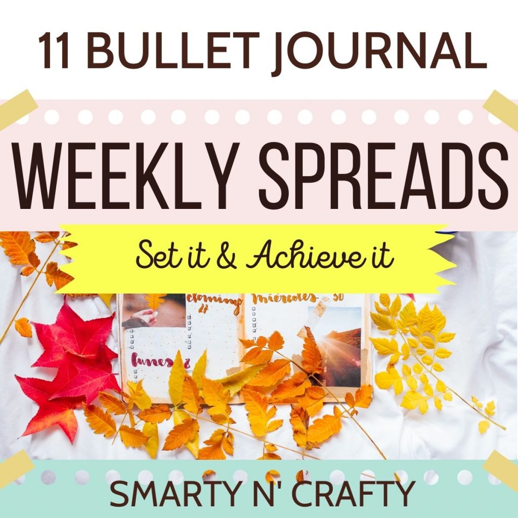weekly bullet spread journal ideas