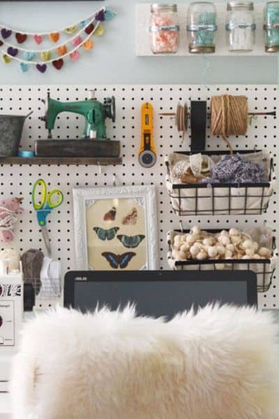 PEGBOARD IDEAS FOR CRAFT ROOM