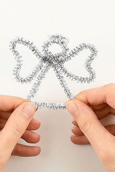 Pipe Cleaner Angel Ornaments