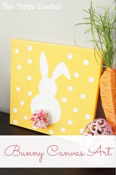 EASTER BUNNY CANVAS PAINTING