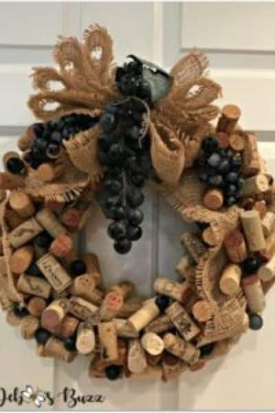 Cork wreath