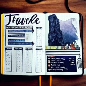 travel theme journal