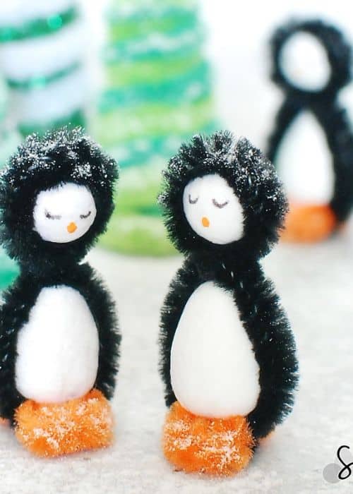 Pipe Cleaner Penguin Craft