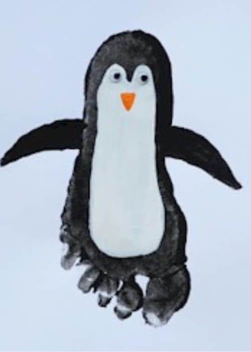 Penguin Footprint Craft