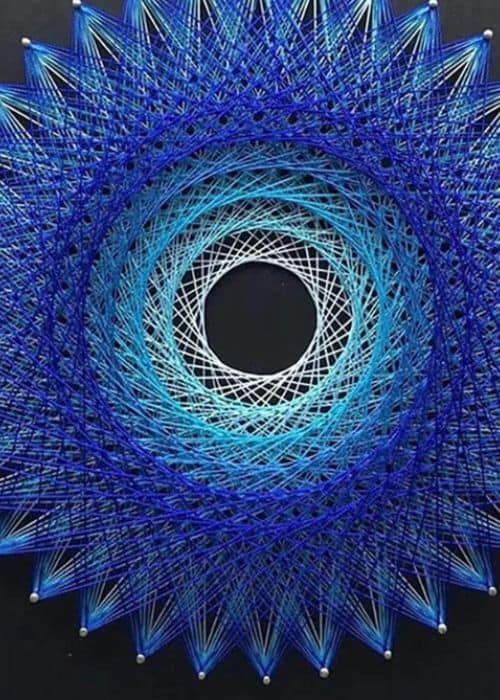 Spiral String Art