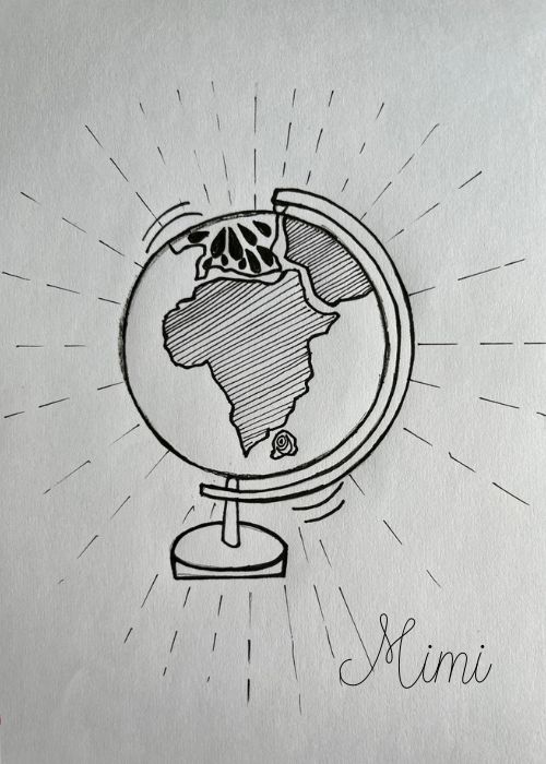 globe doodles