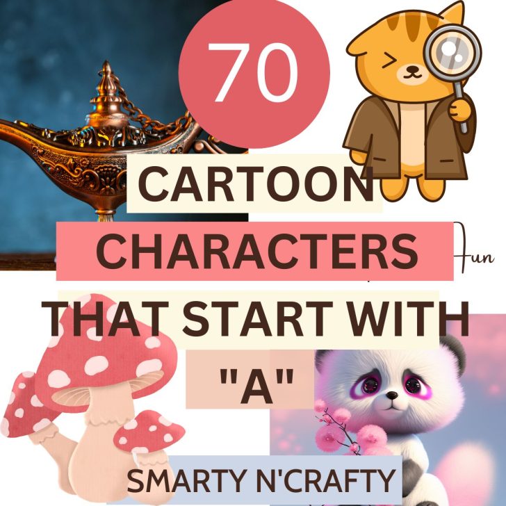 Cartoon Characters that Start with A