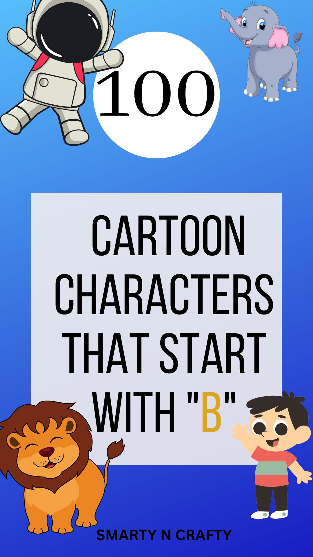 cartoon characters that start with B