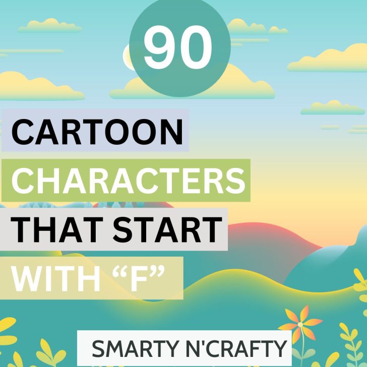 Cartoon Characters with F