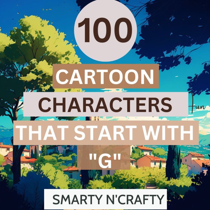 cartoon characters that start with G