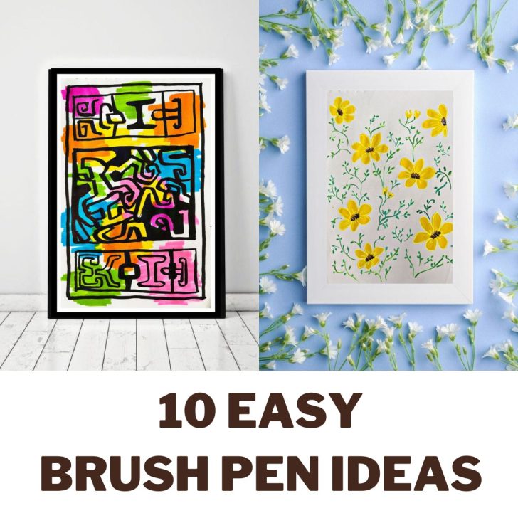easy brush pen ideas