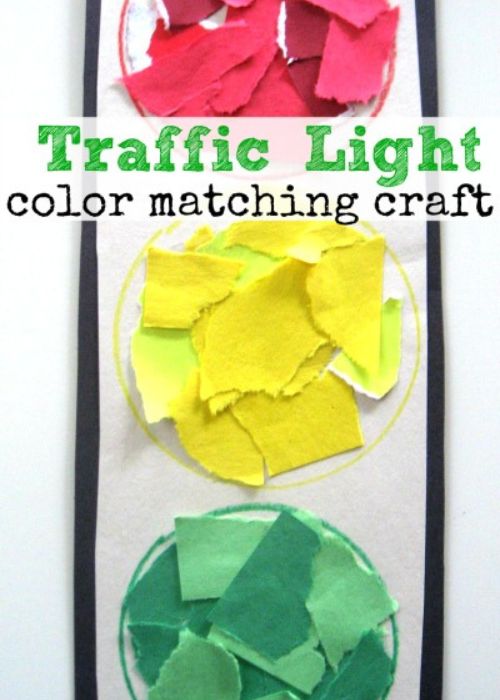 Traffic Light Color Matching Activity