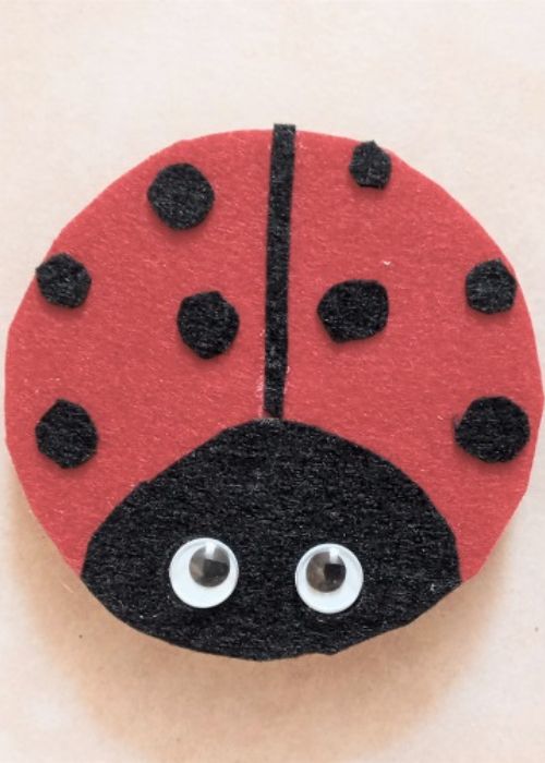Clay Ladybug Magnets