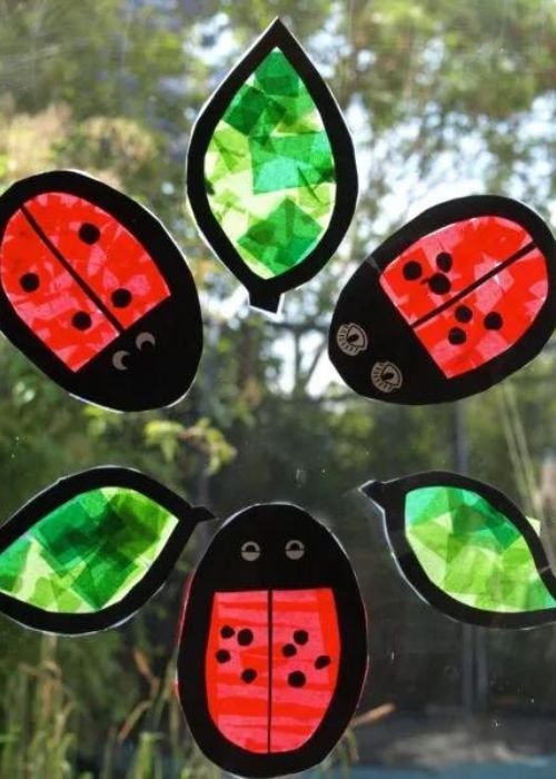 Ladybug Sun Catchers