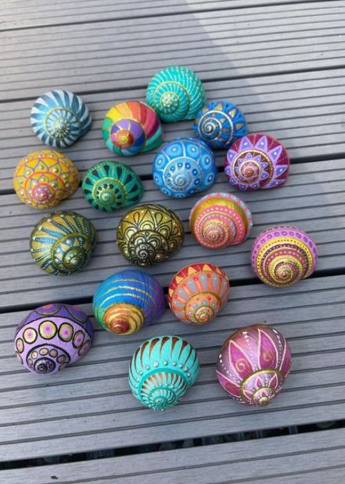 Snail Shell Art
