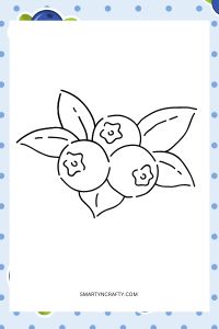blueberry coloring pages