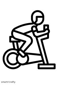 exercise coloring pages